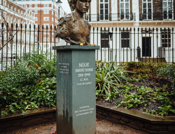 BLOOMSBURY Noor Khan Monument women of london